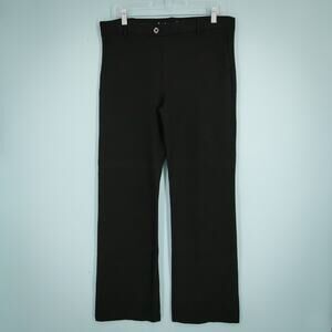 Betabrand Size XL Black Classic Dress Yoga Pull On Straight Leg Knit Pants